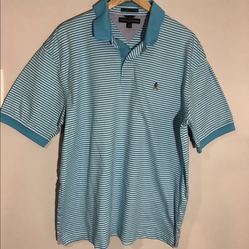Striped Tommy Hilfiger Polo Shirt